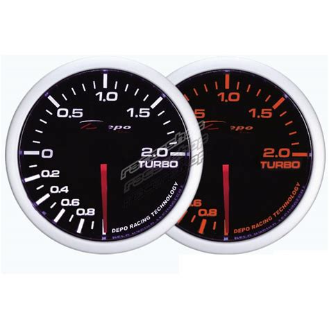 Depo Racing Gauge Boost To Bar White And Amber Series Races