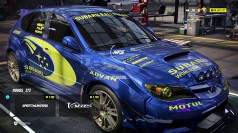 NFS HEAT SUBARU IMPREZA WRX STI RALLY AND TRACK BUILDS YouTube