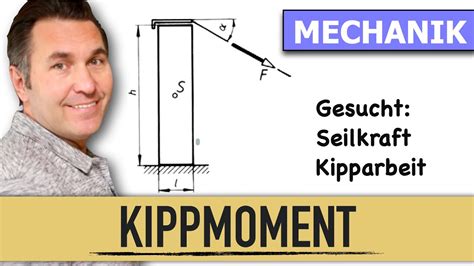 Standsicherheit Einer Wand Kippkraft Standmoment Kippmoment