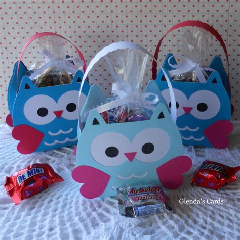 Glenda S Cards Valentine Owl Treat Boxes