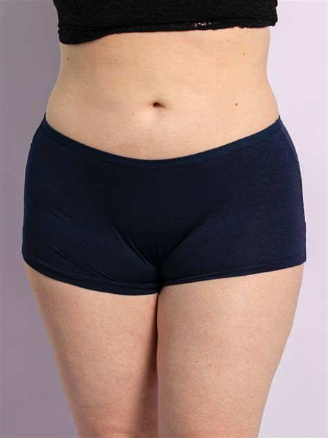 Kit Cueca Boxer Feminina Plus Size Short Microfibra Lingerie Loja Sigh