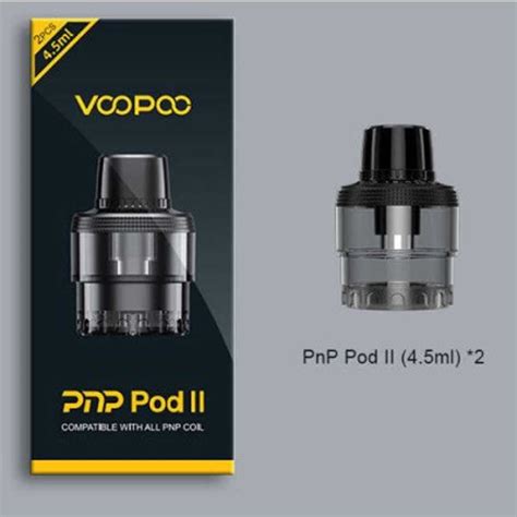 Voopoo Pnp Pod II 4 5ml Tank Pack Of 2