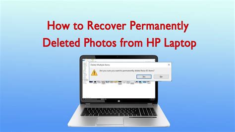 How To Recover Permanently Deleted Photos From Hp Laptop Youtube