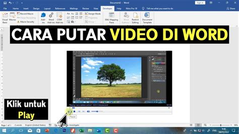 Cara Memasukkan Video Ke Word Youtube