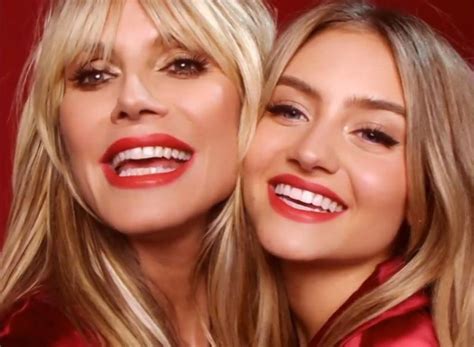 Heidi Klum And Daughter Leni Pose In Liոgerie Again Couple Dons