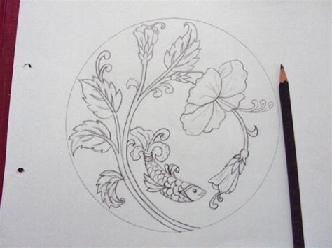 Lotus Flower Alekhan Drawing Easy Simple Alekhan Design / Once received, using this design is ...