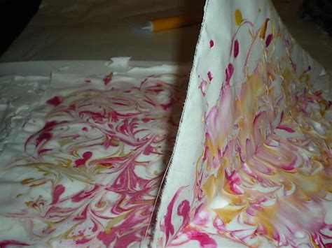 Marbling Fabric With Shaving Cream—ingrid Whitcher Marbling Fabric