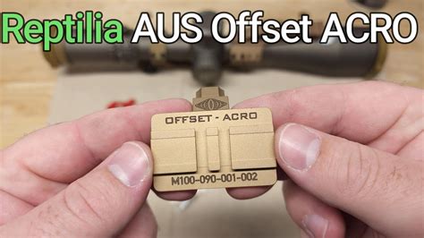 Reptilia Aimpoint Acro AUS Scope Mount 45 Offset Installation YouTube