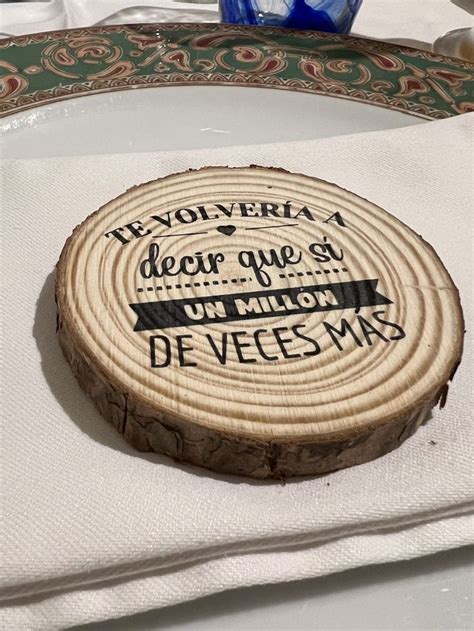 Posavasos De Madera Personalizados Uvimark Calcoman As