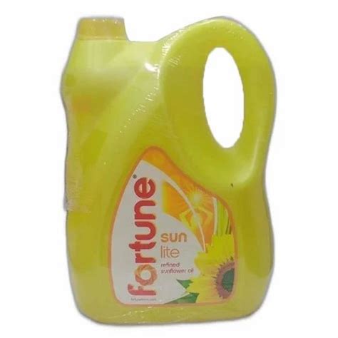 Fortune Refined Sunflower Oil Packaging Type Can Packaging Size