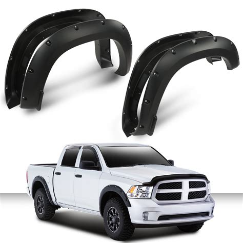 Pit Fender Flares Smooth Pocket Riveted Fit For Ram Wd Wd