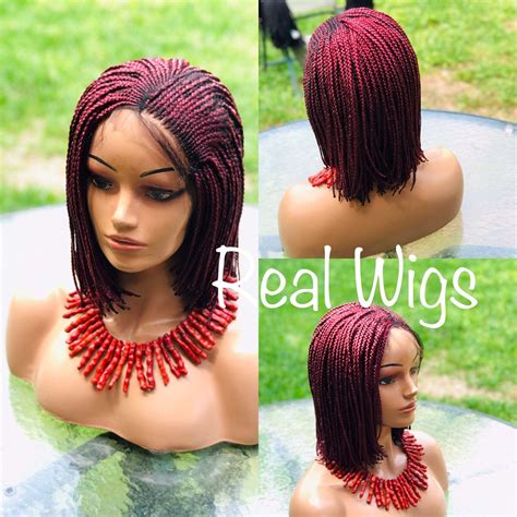 Braided Wig Wig For Black Women The Color On Display Is Etsy Wigs