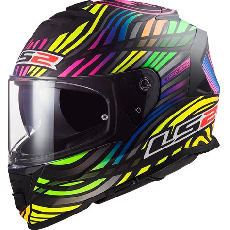 Casque FF800 STORM POWER LS2 noir mat rose MAXXESS FR Casque intégral