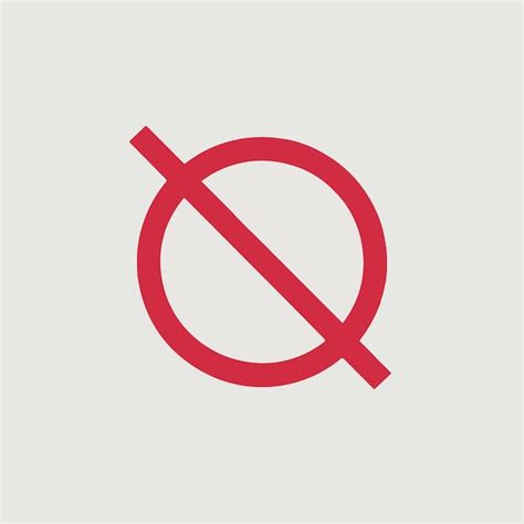 premium vector  red  sign   red circle