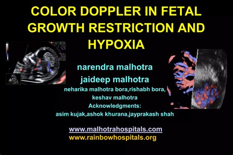 Color Doppler In Fetal Hypoxia PPT