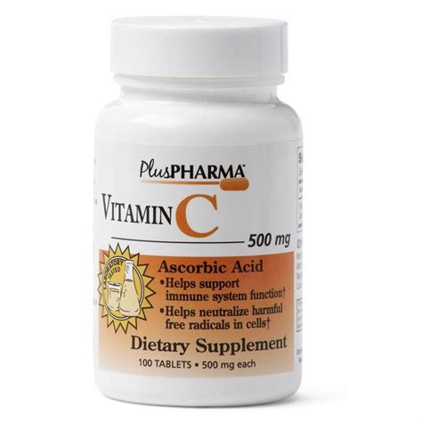 Vitamin C Ascorbic Acid Tablet Mg Ct