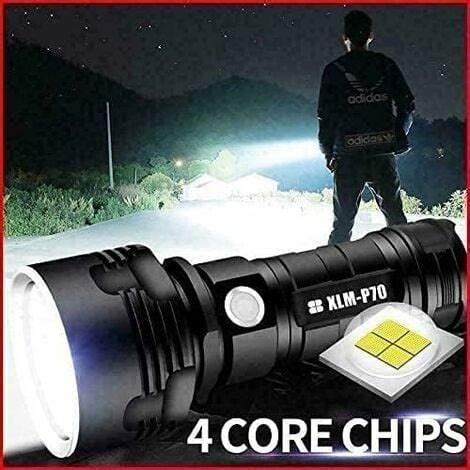 P70 Lampe Torche 30000 100000 Lumens Haute Puissance LED Lampe De