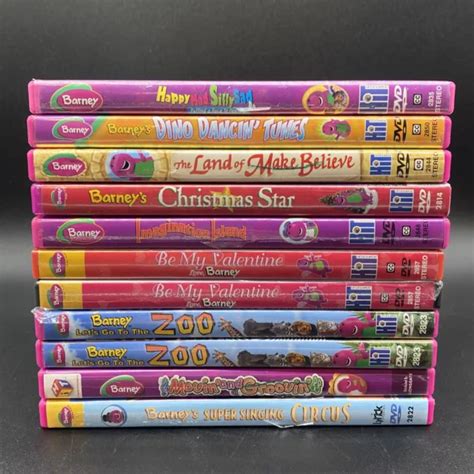 BARNEY DVD LOT 11 Barney the Purple Dinosaur Children / Toddler ...