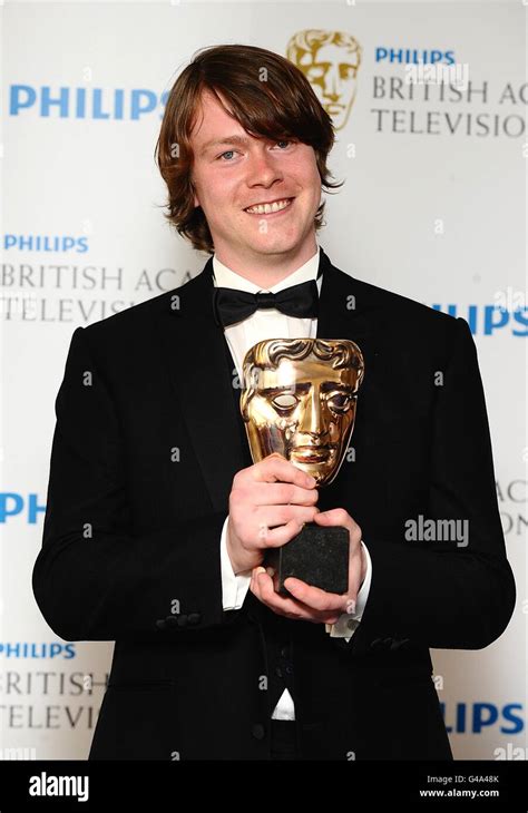 Daniel Rigby with the Best Actor award at the Philips British Academy ...