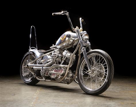 Ewan McGregor's Indian Larry Panhead Chopper