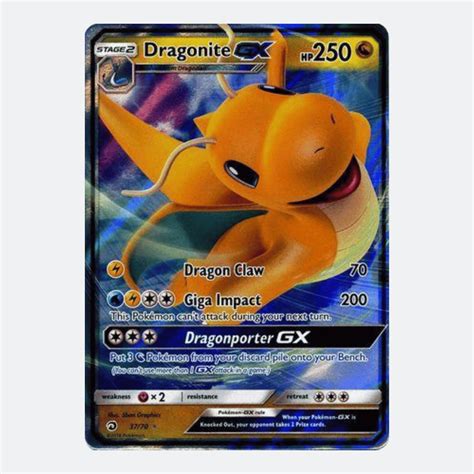 Dragonite Gx Pok Mon Tcg