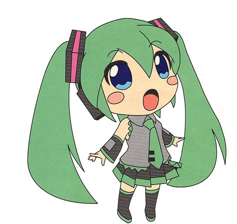 Chibi Miku Hatsune Render By 101jbbbb101 On Deviantart