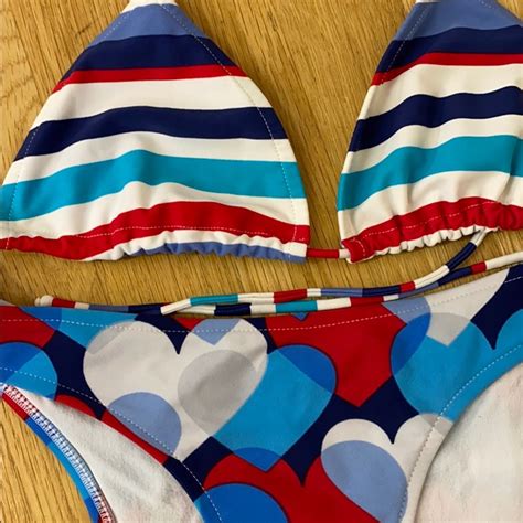 Submarine Red White And Blue Bikini Gem