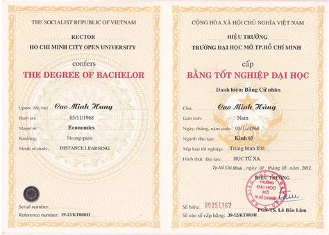 bang dai hoc hutech  gia tri khong lam bang dai hoc hutech