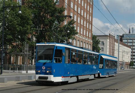 Tatra T6 NF Beiwagen In Rostock