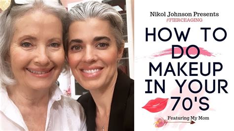 Makeup Tutorial Featuring My Mom Super Special Episode 💝 Fierce Aging With Nikol Johnson Youtube