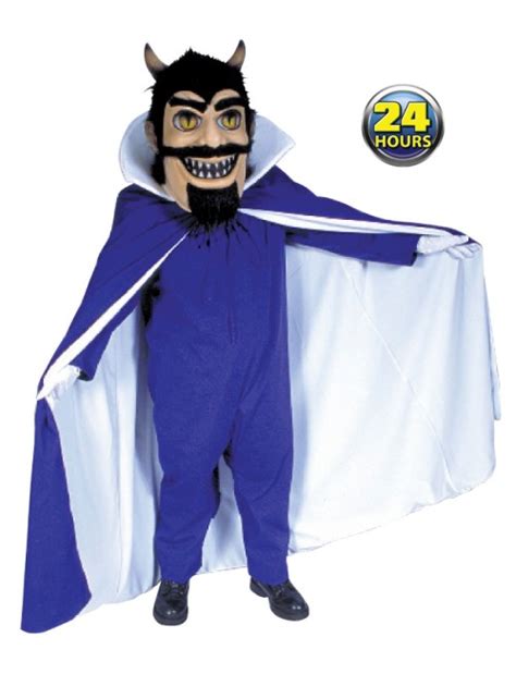 Blue Devil Mascot Uniform, Made in the USA! 24 Hour Quick Ship!