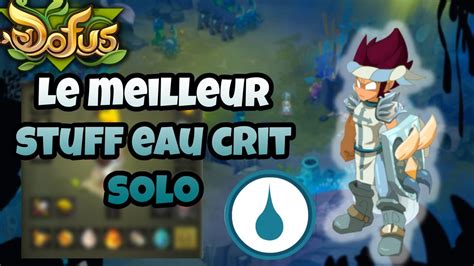 DOFUS Présentation stuff full eau crit opti Stuff pvm et pvp