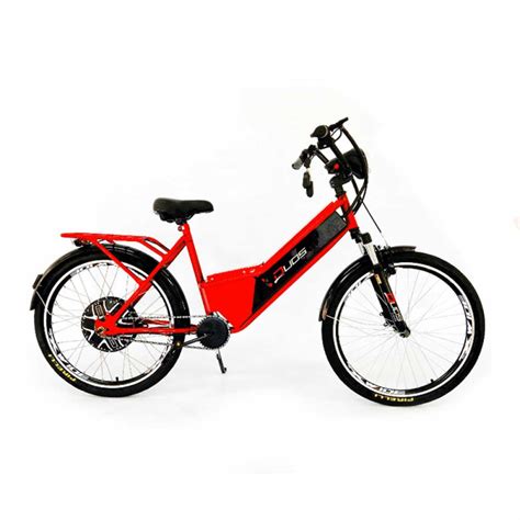 Bicicleta El Trica Duos Confort W Lithium Vermelha Duos Bike