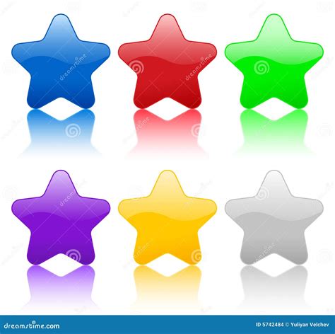 Color Stars Icon Stock Images - Image: 5742484