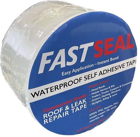 Fastseal Outdoor Rv Roof Repair Tape X White Seal For Window