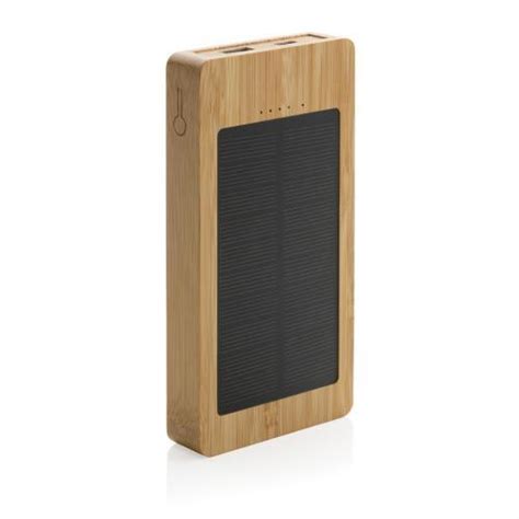 Sunwick Mah Bamboo Solar Powerbank