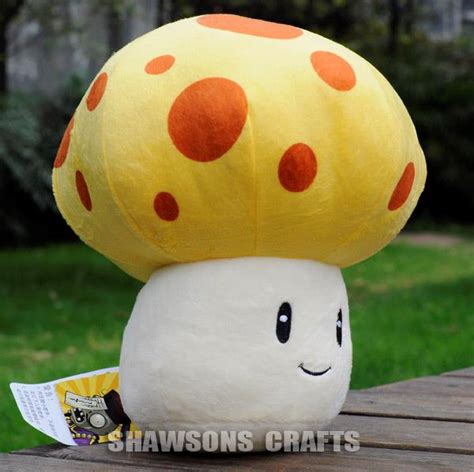 PVZ PLANTS VS ZOMBIES PLUSH STUFFED TOYS 10" SUN-SHROOM SOFT DOLL ...