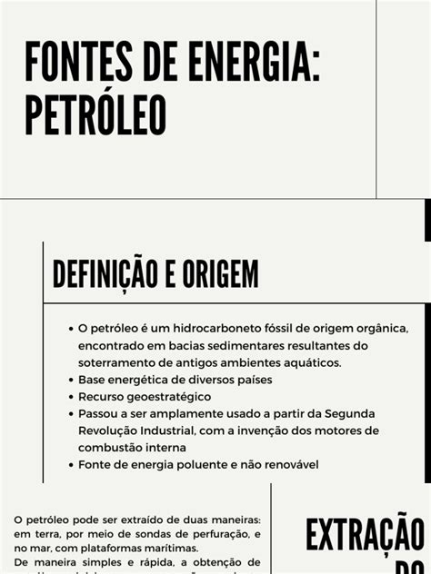 Fontes de Energia - Petróleo | PDF | Petróleo | Opec