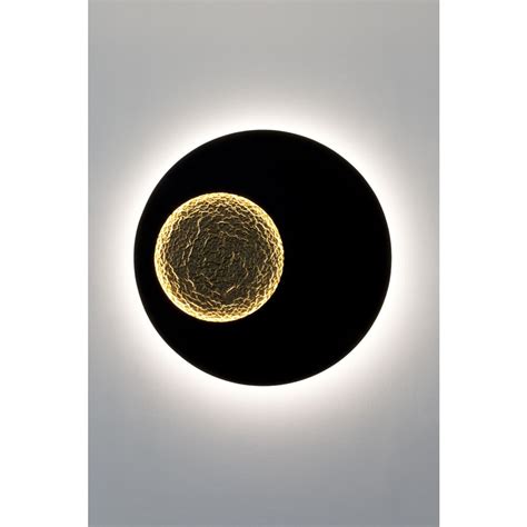 Holl Nder Luna Wandleuchte Led Braun Gold Schwarz K Lampe