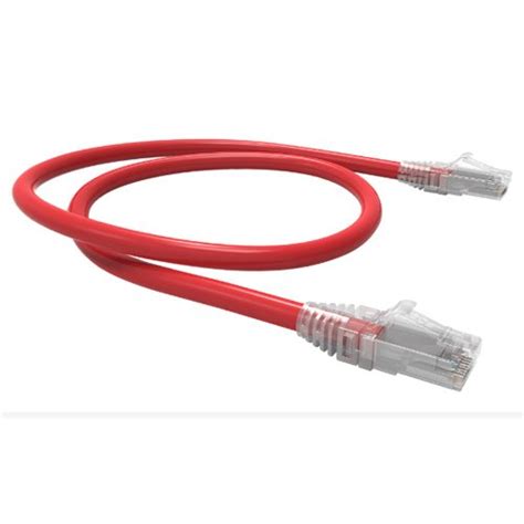 Patch Cord U UTP Gigalan Green Cat6 LSZH T568B 2 5M Vermelho