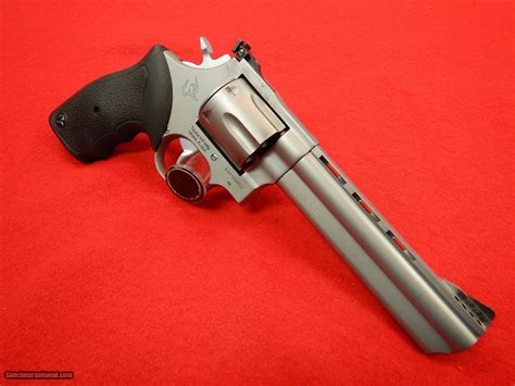 TAURUS 44 STAINLESS STEEL REVOLVER PRE-OWNED .44 MAG