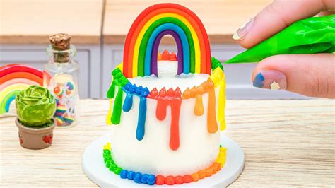 Satisfying Miniature Rainbow Cake Decorating 🌈1000 Miniature Rainbow Cake Ideas🍰 Mini Cake