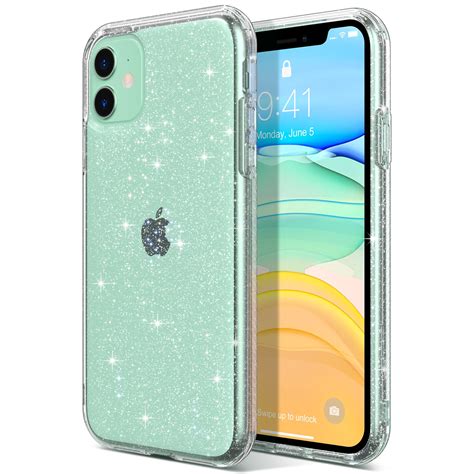 Ulak Iphone 11 Slim Case Crystal Glitter For Women Shockproof Bumper