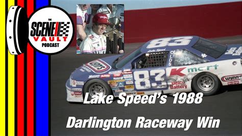 The Scene Vault: Lake Speed on his 1988 win at Darlington Raceway ...