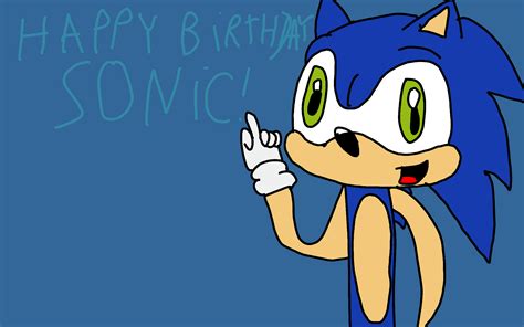 Happy Birthday Sonic By Xxbartthebunnyxx On Deviantart