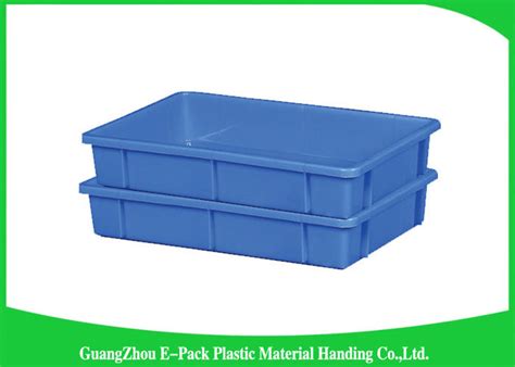 Industrial Large Plastic Storage Trays Standard Size Convenience Stores Stackable Recycled