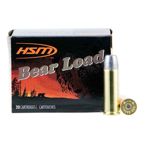 Hsm Bear Load 454 Casull 325gr Wfn Handgun Ammo 20 Rounds Sportsman