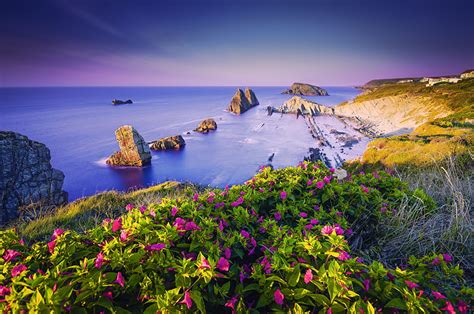 Fonds d ecran Mer Été Côte Photographie de paysage Falaise Horizon