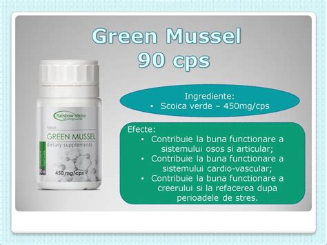 Green Mussel 90 Cps Natura Med Bucovina