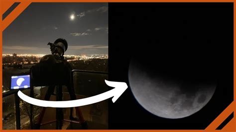 I Captured A Partial LUNAR ECLIPSE Through My Telescope November 19